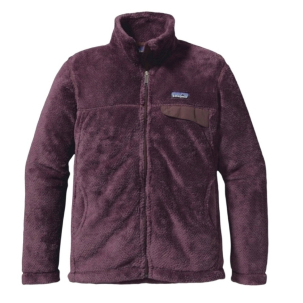Patagonia Women's Full Front Zip Up Re-tool Fleece Jacket Brown Size S